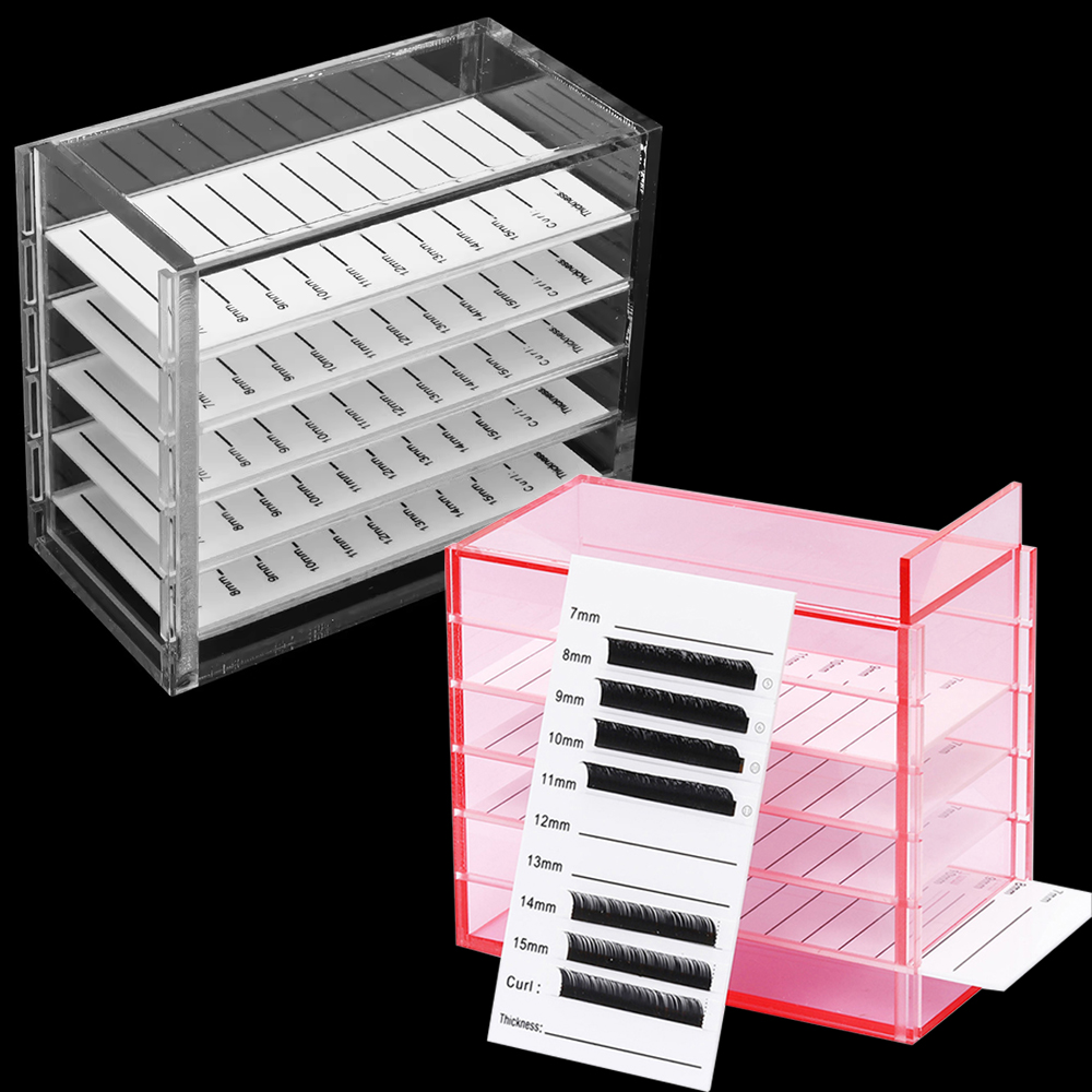 Lash Tray Organizer - Eyelash Extensions Storage Box 5 Layers