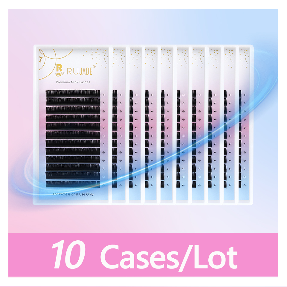 Eyelash Extensions Classic - 10 Trays Soft Matte Black Cashmere