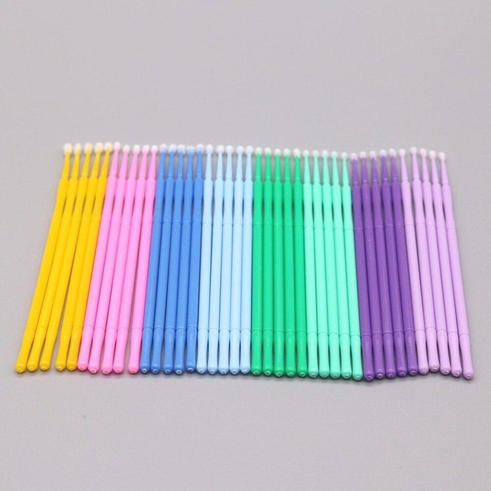 100pcs/lot Micro Brushes Make  - Eyelash Extension Last review and price