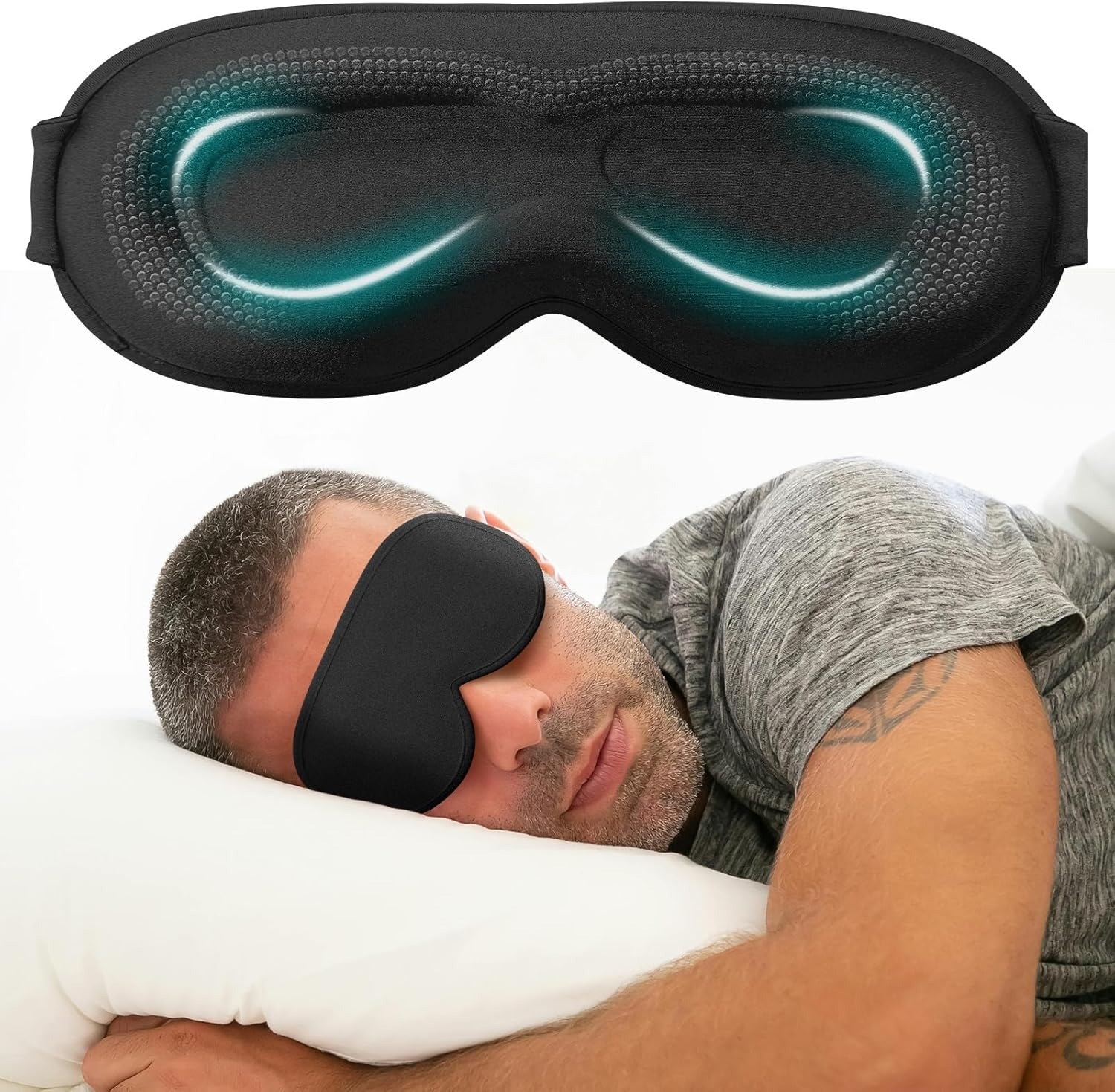 Eye Mask Cover for Sleeping -  - Eyelash Extension For Men review and price