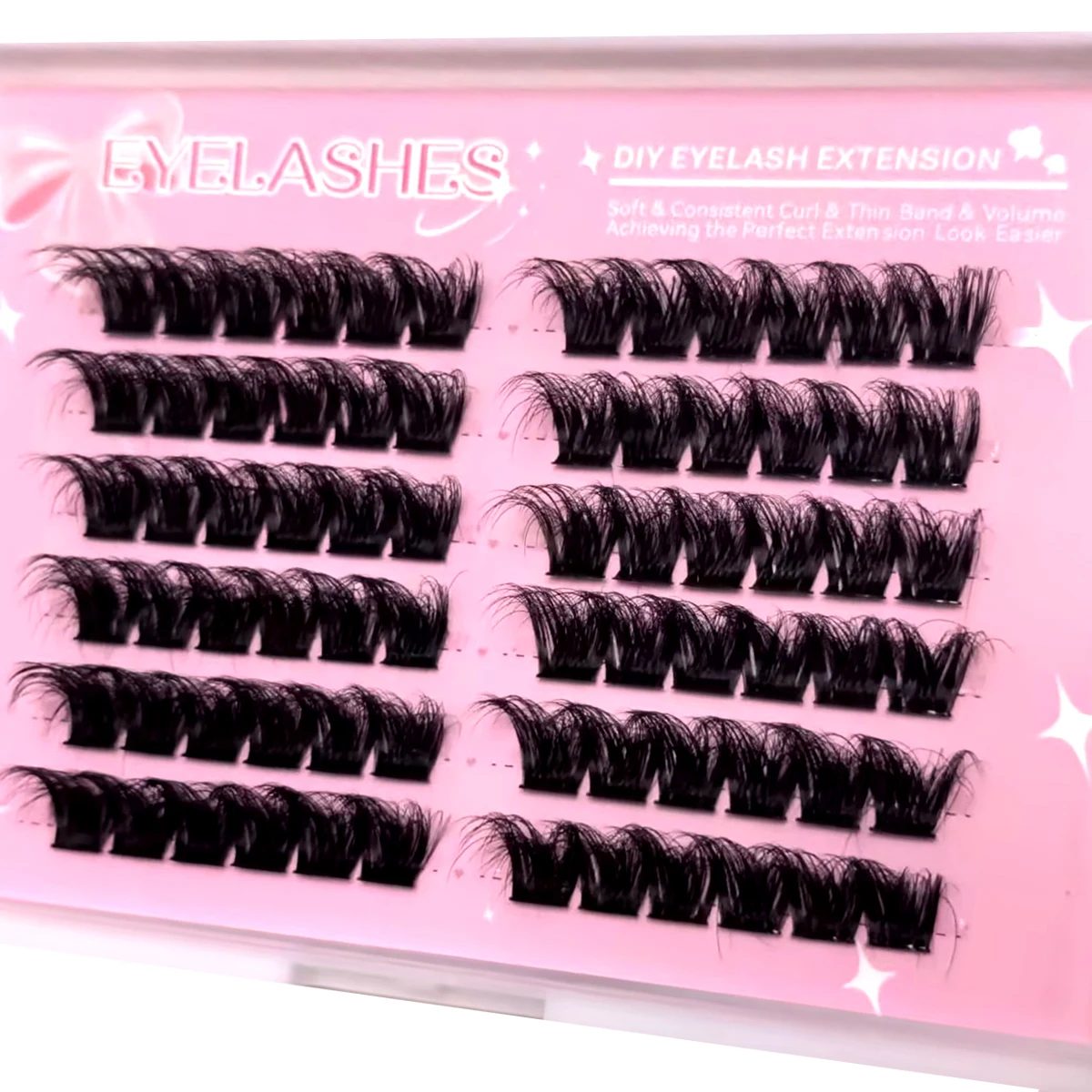 AMSDCN 10 rows false eyelash   - Eyelash Extension For Big Eyes review and price