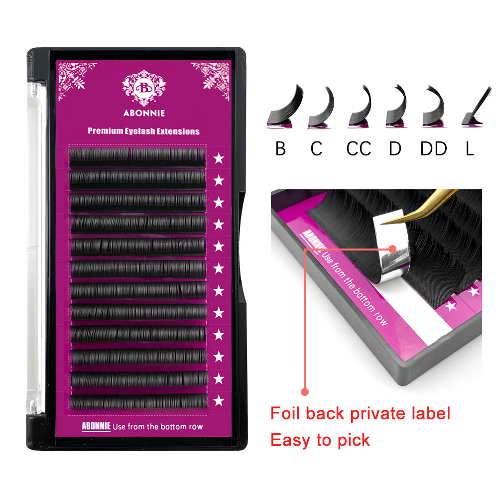 Abonnie B Curl 8-15mm Faux Ind - Eyelash Extensions Classic review and price