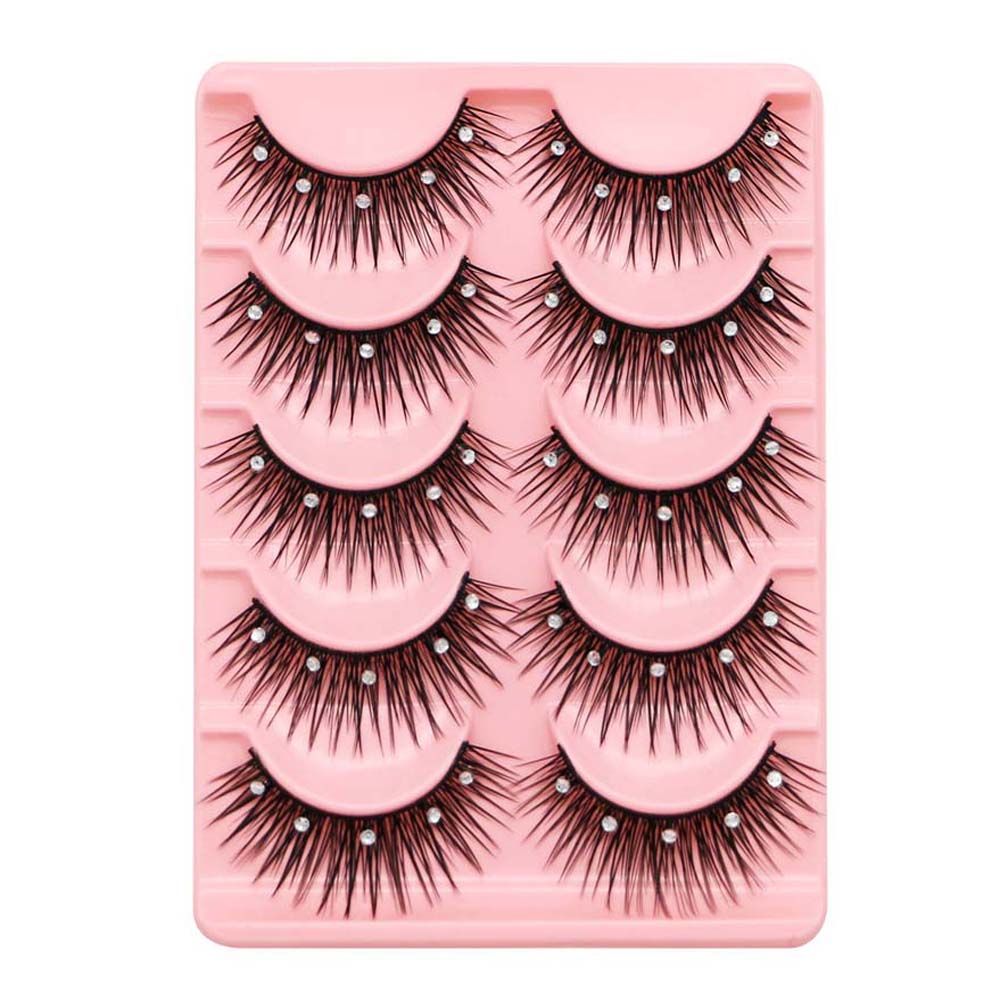 Makeup Tool Shiny Rhinestone L - Eyelash Extension For Big Eyes review and price