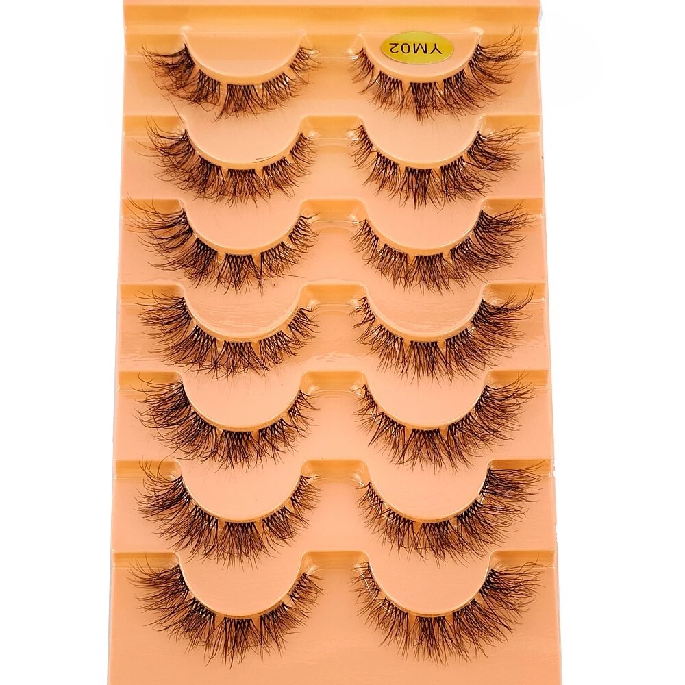 7pairs Mink Eyelashes Invisibl - Eyelash Extension For Big Eyes review and price
