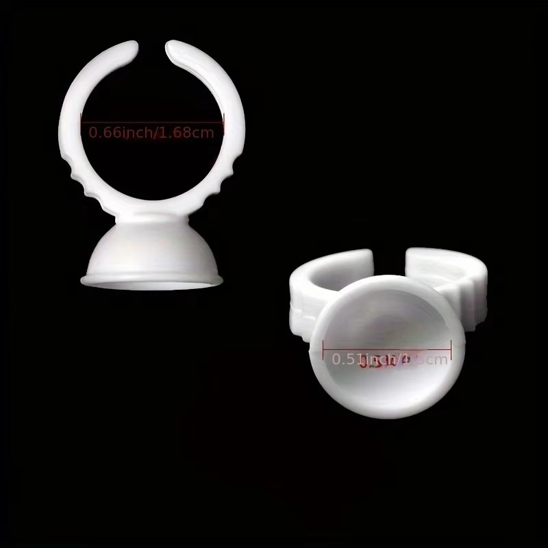 100 Disposable White Glue Hold - Lash Tray Organizer review and price